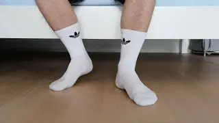 NEW Adidas-Socks on my feet for the 1ST TIME