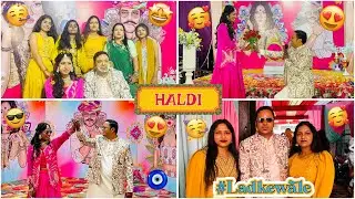 Our cousin brother’s wedding..🥳|Haldi ceremony..✨😍||Siya and Sneha|