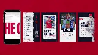 Philadelphia Phillies Player of the Game Motion Graphics