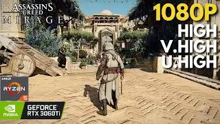 Assassin's Creed Mirage - RTX 3060 Ti + Ryzen 5 5600 | All Settings Tested