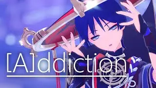 【MMD Genshin Impact】 [A]ddiction 【Scaramouche】 2nd Anniversary Collab!