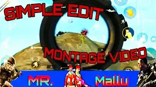 #pubglite montage video | #200special | ft. #vasukainath |