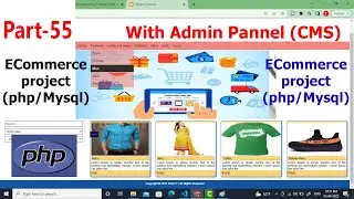 ecommerce website in PHP Part 55 | Main Website Home page