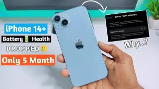 IPhone 14 Plus battery Health Drop Fast | Iphone 14 Battery Health Drop Only 5 Month Of Usage 🥲