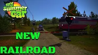 RAILROAD CROSSING LIGHTS AND BARRIERS - My Summer Car 