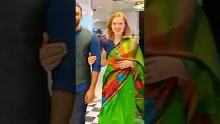 We were really feeling our #ootd #saree #sari #fashionreel #india #travel slowmotion