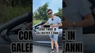 In GALERA per 3 ANNI se fai QUESTO #passionemotori #galera #auto #truffa #legge #truffatori
