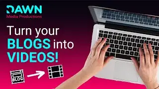 Effortlessly Turn Your Blogs Into Videos!