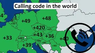 Calling code in the world ☎️📞📱
