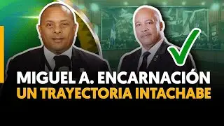 Miguel Antonio Encarnación, a judge who aspires to improve Dominican laws from the Supreme Court.