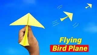 How to Make Bird plane - Best flying Bird - Paper Flying Bird Plane