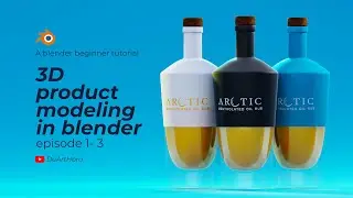 3D Product Visualization in Blender - Episode 1 (Modelling) __ A blender beginner tutorial.