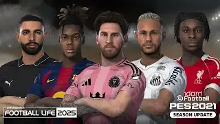 New Mega Facepack PES 2021 Season 2025 - football life 25