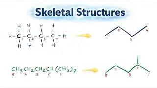 How to Draw Skeletal Structure or Bond-Line Notation for Organic Molecules