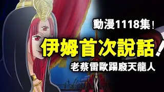 海賊王最新動漫1118集！伊姆首次開口說話！老蔡雷歐一腳踢廢天龍人【動漫剪刀手】