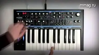 mmag.ru:    Novation Bass Station II Видеоинструкция  7 – Арпеджиатор и секвенсор