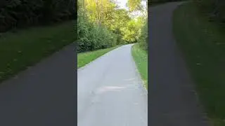 Fun ride on the trail- jogger encounter