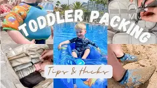 WHAT TO PACK FOR YOUR TODDLER | Holiday pack with me and travel tips/hacks