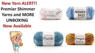NEW YARN ALERT!!  Puzzle Shimmer and Premier Basix Shimmer and MORE.  MUST SEE!!   