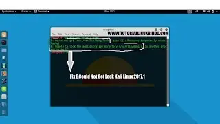 How To Resolve Problem Fix E: Could Not Get Lock Kali Linux 2017.1 100% Work
