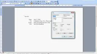 Microsoft Word 10 Using Tabs (Left, Right and Decimal Tabs) Alternate Version