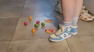 Eggs crushing with Stitch Sneaker