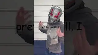 Homemade ANT-MAN HELMET?!?!!? @PropWay #antman #diy #foamcrafts