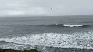 A lil’ sloppy, but we like it! #surf #surfing #SteamerLane