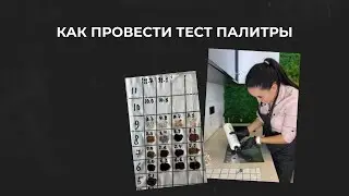 Как протестировать палитру бренда красителя