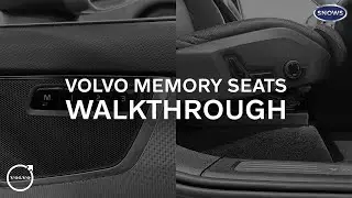 HOW TO OPERATE THE MEMORY SEATS ON YOUR VOLVO
