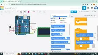 Temperature sensor LM35 LCD 16x2 i2c With Arduino in Tinkercad |circuit | code | Arduino programming