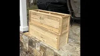 Build a Planter Box on a Budget - Pallet Project for Beginners!