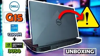 Notebook Gamer Dell G15 2023 I5 12500H + RTX3050 Unboxing e primeiras impressões