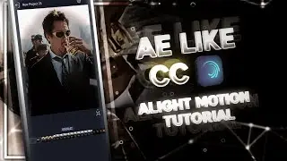 AE INSPIRED CC 🥂 ALIGHT MOTION TUTORIAL 🔥 PRESET?