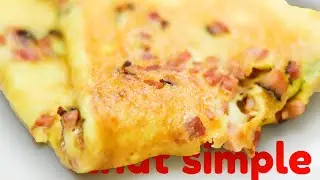 HOW I MAKE MY BREAKFAST BACON OMELETTE - QUICK AND EASY (KETO)