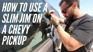 How to use a Slim Jim on a Chevy Silverado / Unlock a Car door