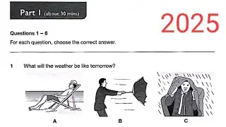 KET - KEY English Test - Listening Test 23- Level A2 - 2025 | Listening Practice with answers