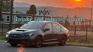 POV driving a 360whp 22 wrx