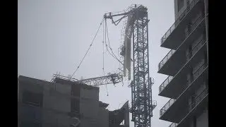 MEGA Huracán Irma - Se Derrumba Una Grúa En El Centro De Miami A Causa Del Huracán Irma. 10/09/2017