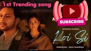 KOI SI - Afsana Khan & Sidhu Moose Wala | Ik Vi Hanju Aaya Na