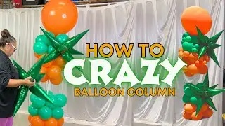 How to make a Crazy Balloon Column | Easy Step-by-Step Tutorial | DIY Balloons