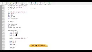 Calculator mini project using Assembly Language | Add, Sub, Mul and Div operation | Bangla