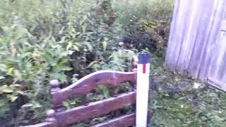 Приехал на дачу #2. всё скосил. триммер сломался.