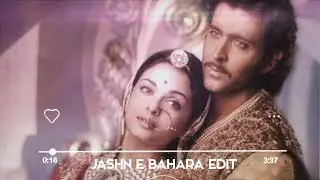 Jashn-E-Bahaara - Jodhaa Akbar | TheEshthetic | #jodhaakbar #hrithikroshan #aishwaryarai #editstatus