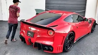 Тест 760 л.с. Ferrari F12 с тюнингом за 30 МЛН РУБ! Тачки Олега – часть 1. Сан-Франциско. США.