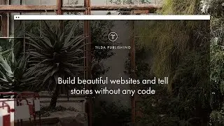 Tilda Website Builder: Main Features