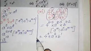 Q.NO.2 (x),2(xi), 2(xii),EXERCISE 11.2,CHAPTER 11 ,EXPONENTS AND POWERS, CLASS VII , NCERT, MATHS