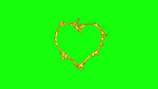 Fiery  shapes green screen video background free download video