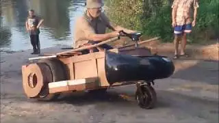 My grandfather is an inventor and his invention. Amphibious car