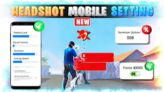 Headshot mobile setting 🔥 || Free fire headshot setting in tamil || One tap sensitivity || Free fire